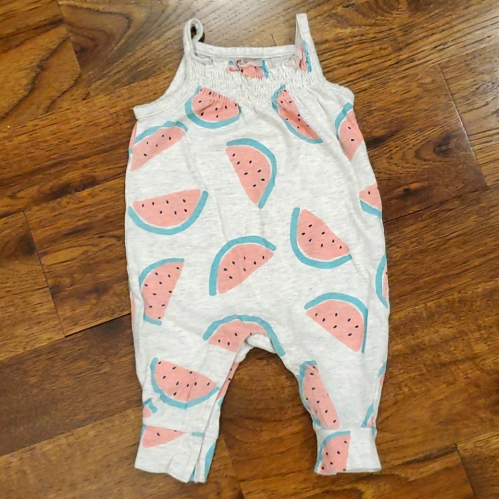 Carter's girls watermelon one piece size 3M